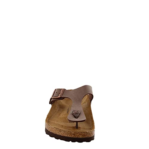 Birkenstock Gizeh Unisex Leather Sandals, Mocha, 5 UK - Image 3