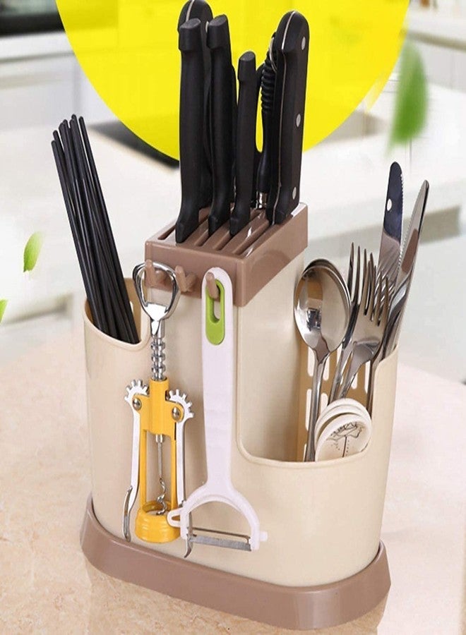 POXEFLIP Self Organizer Spoon Spatula Chopsticks Kitchen Cutlery Holder Kitchen Cutlery Holder Stand Spoons - Image 1