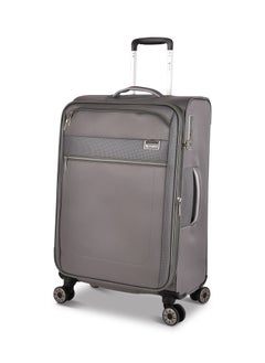 MAGELLAN Magellan Fabric Luggage Trolley Travel Bag 3Pc Set Size 20/24/28 Inch Grey  - Image 4