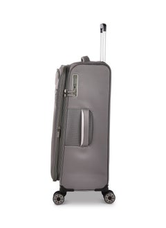 MAGELLAN Magellan Fabric Luggage Trolley Travel Bag 3Pc Set Size 20/24/28 Inch Grey  - Image 5