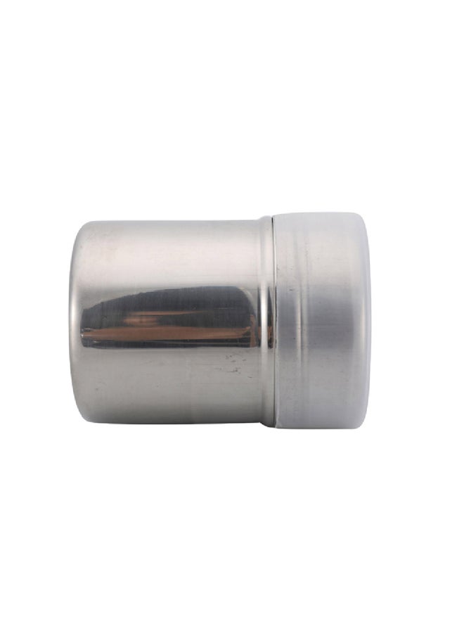 AL SANIDI Stainless steel Spices storage, Tea, coffee and sugar storage for trips, Silver, Size 7*9.1 Cm  - Image 3