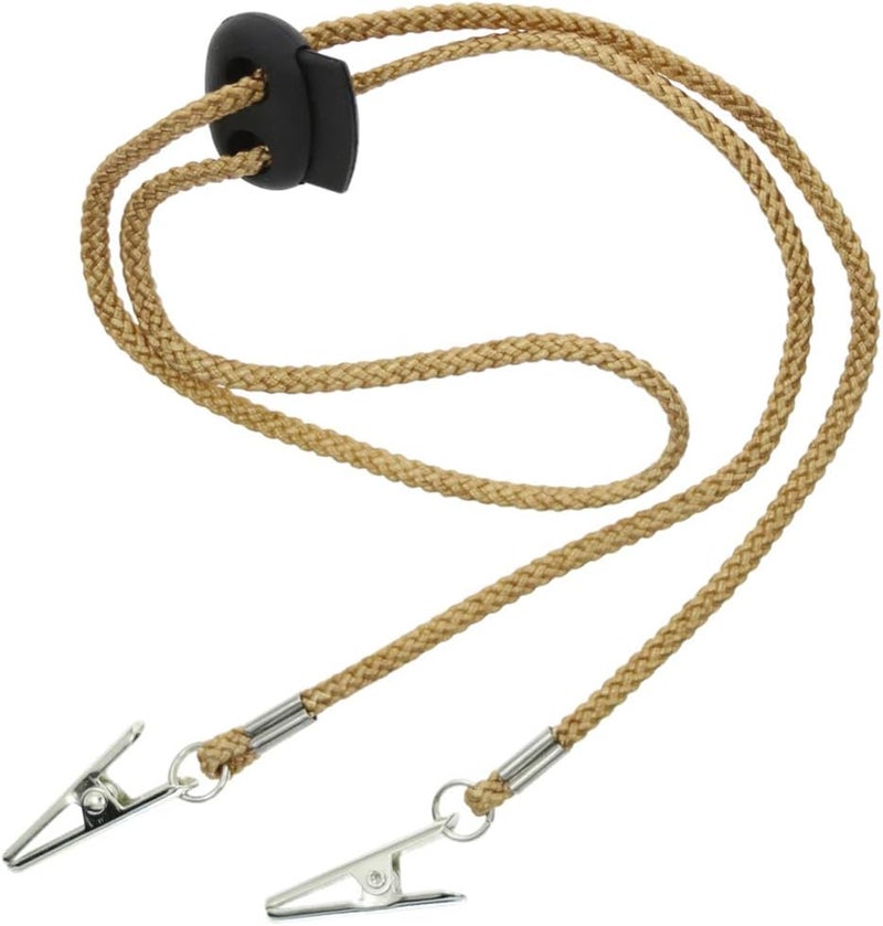 klarako Adjustable Bib Clips Cord Napkin Holder Protect Cloth from Spills for Adult Kid - Image 5