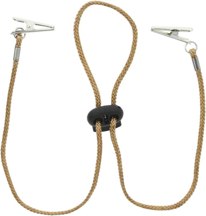 klarako Adjustable Bib Clips Cord Napkin Holder Protect Cloth from Spills for Adult Kid - Image 2