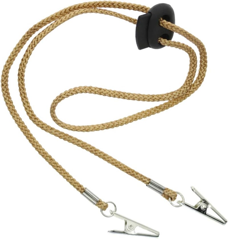 klarako Adjustable Bib Clips Cord Napkin Holder Protect Cloth from Spills for Adult Kid - Image 1