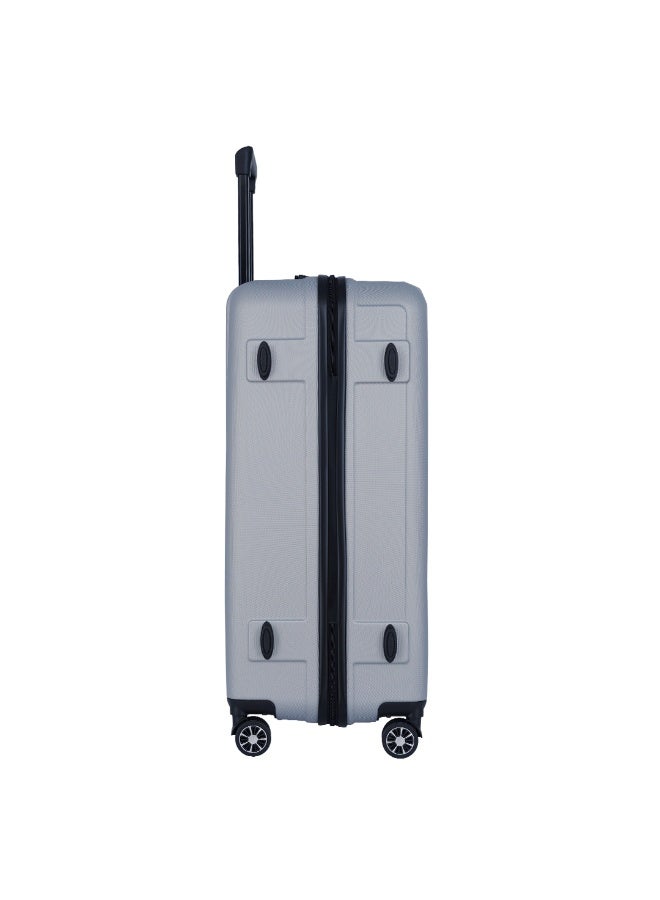Eagle Express Patron ABS Hard Trolley Luggage Set - 3 Pieces - Silver - Free Protective Cover - 1-Year Warranty - Image 5