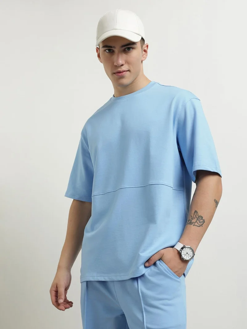 NOBERO  NOBERO Men's Powder Blue Co-ord Set for Men | Best Price UAE