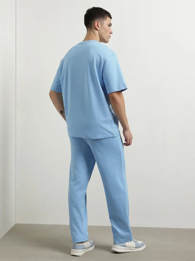 NOBERO  NOBERO Men's Powder Blue Co-ord Set for Men | Best Price UAE