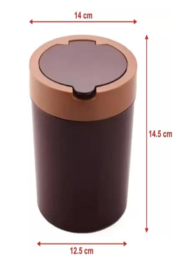 ROMILAS Multi-use Mini Trash Dustbin for Study Table, Washroom, Bedroom Office, Dressing Room (Pack of 1) (Any One Color Will Be Sent You as Per Availability) - Image 2