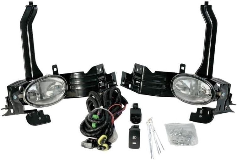 VISH Aftermarket Fog Lamp Set for Honda Accord 2008-2010 - Compatible Replacement Assembly - Image 1