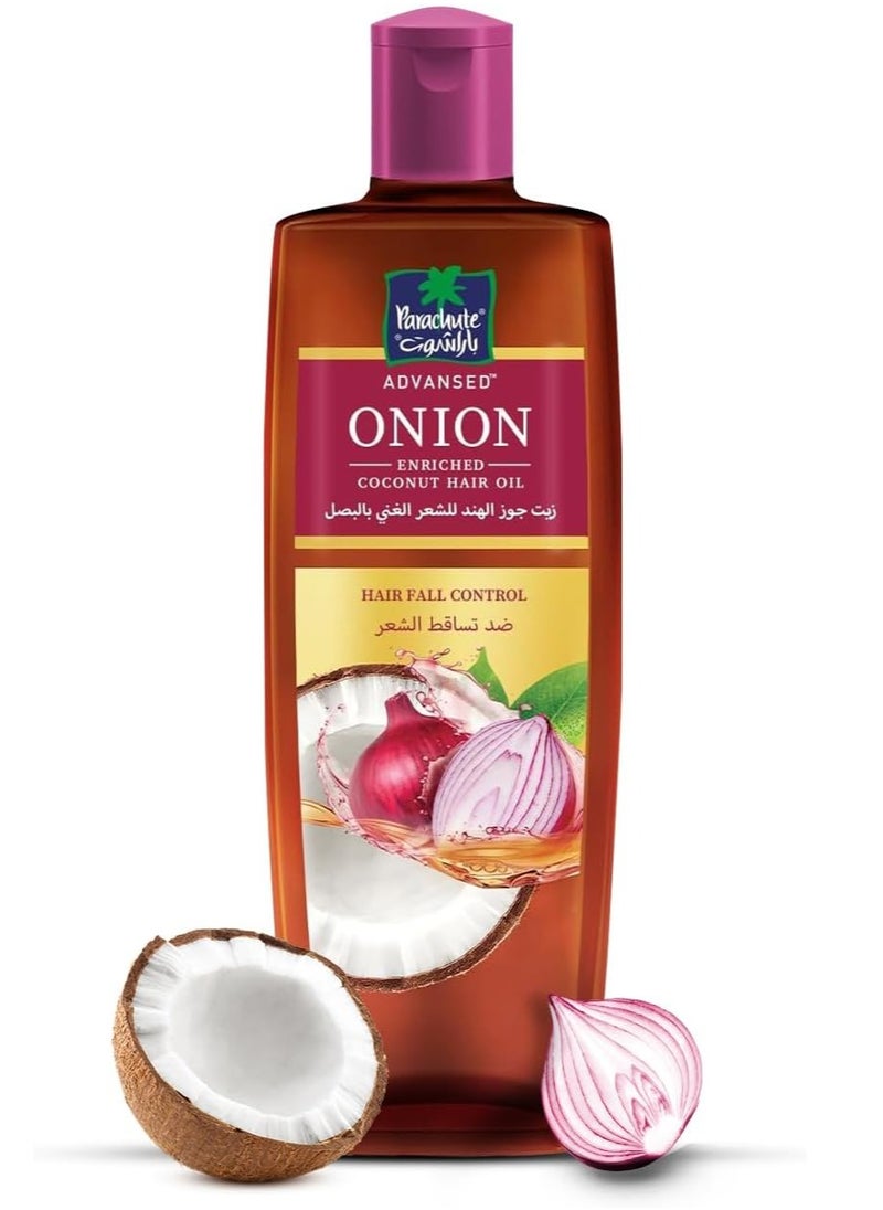 Parachute Onion Oil For Hair Growth Blend Of Onion And Coconut Oil Controls Hairfall And Promotes Hair Growth 300 ML  - Image 3