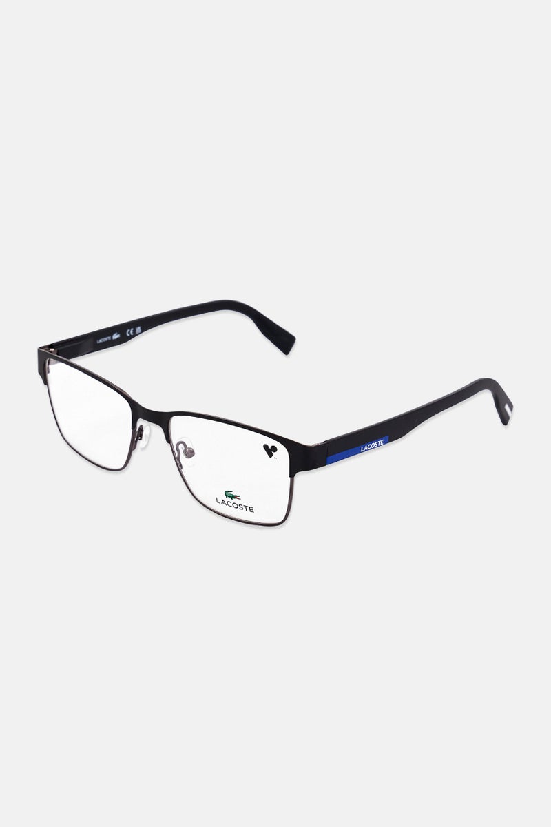 LACOSTE Men L2286 Square Eyeglasses, Black - Image 3