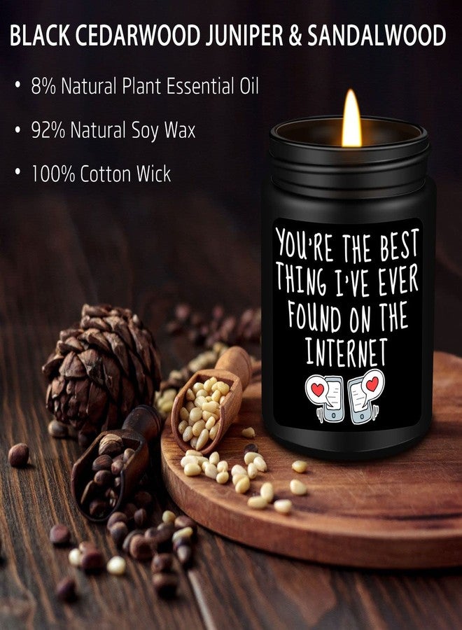 Homsolver Gifts for Him,Anniversary Romantic Gifts for Him Boyfriend Husband,Funny Birthday Thanksgiving Christmas Valentines Day Gifts for Him Boyfriend Best Friends Men Dad Male,Candles Gifts for Men Him - Image 2