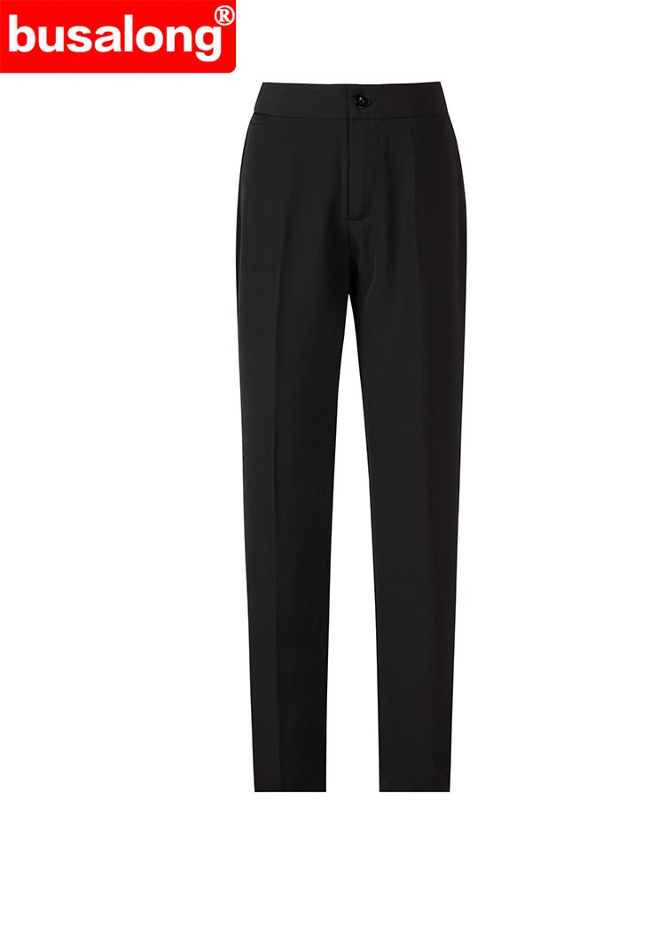 Spring and Autumn Traditional OL Long Sleeve Professional Womens Pants Set Interview Sales Dress Work Suit 1806 006 black trousers