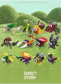 Insect Collection Animal Building Set,12PCS Mini Building Blocks Insects Animal Building Brick Sets Toys, Building Blocks Sets for Birthday Party Gift,Christmas Giftboxes - pzsku/Z75DDD9BDD7EE648EE48CZ/45/_/1735096877/9c2bc78a-0cc5-44bc-bdce-e46735c82419