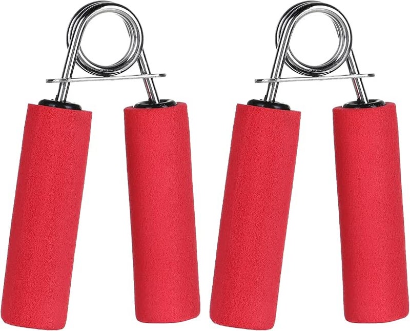 Pro Hanson Resistance hand grip for strength training with foam handles 2 pieces - red