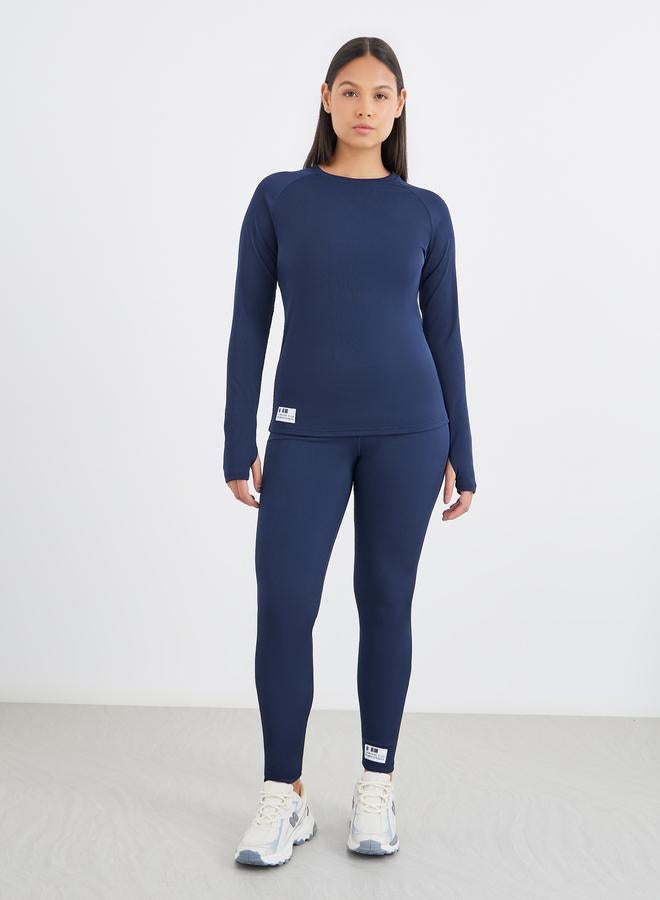 Styli Gymspire Edition - Label Rib Texture Leggings - Image 1