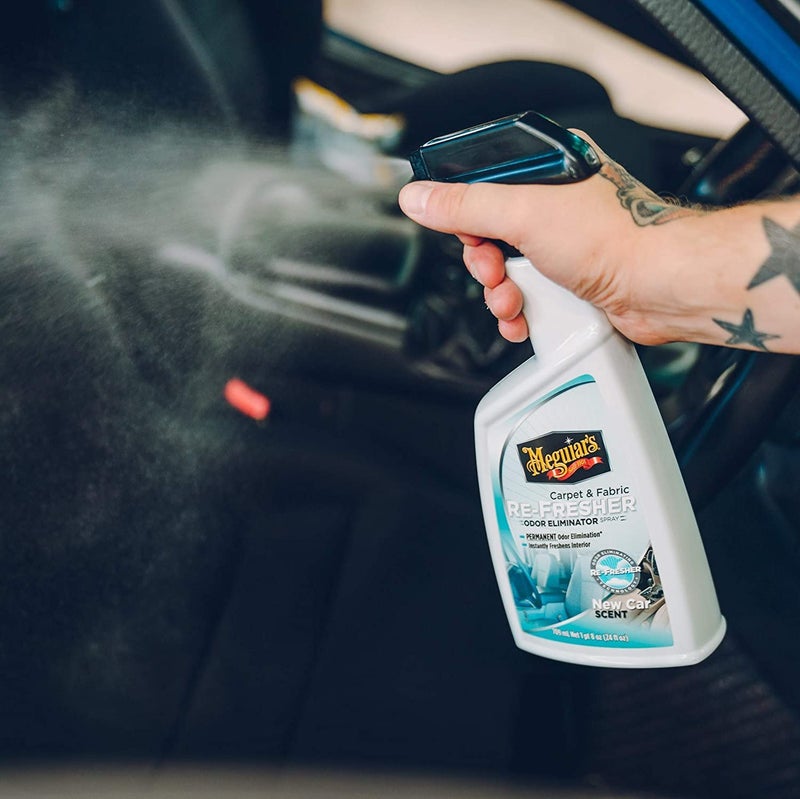 Meguiar's Carpet & Cloth Re-Fresher Odor Eliminator Spray - Interior Fabric Odor Eliminator - Permanently Eliminates Odors & Freshens Fabrics in your Car, Easy to Use Trigger Spray, 24 Oz - Image 5