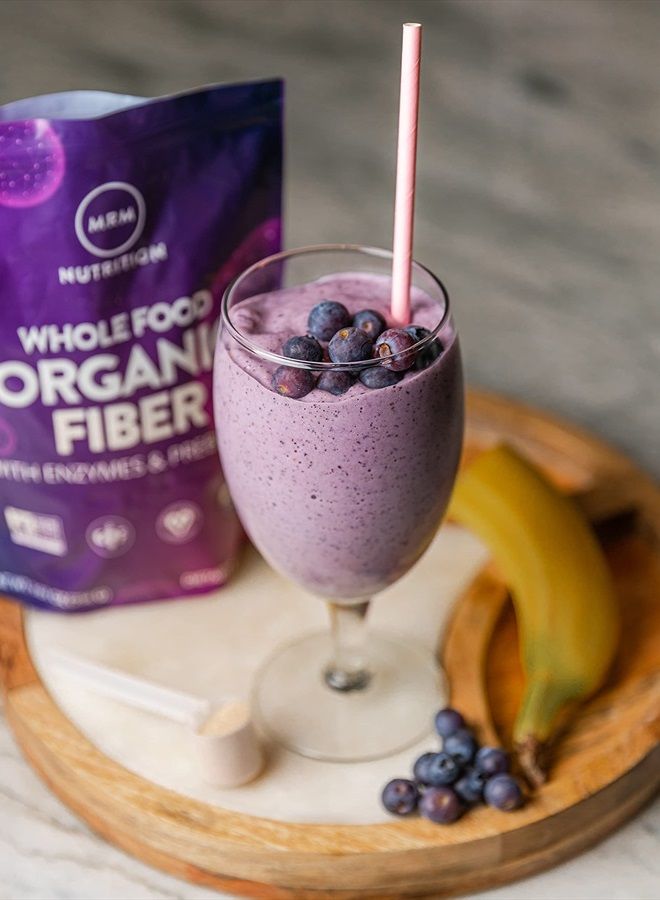 MRM Nutrition Whole Food Organic Fiber | with Enzymes + Prebiotics | Insoluble + Soluble fibers | Digestive Health + Regularity | 6g Fiber per Serving | 32 Servings - Image 5