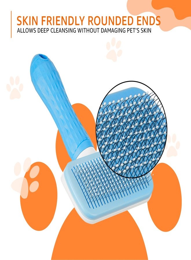 Wegopro Slicker Dog Comb Pet Grooming Brush Daily Use to Clean Loose Fur & Dirt Great for Dogs and Cats with Medium Long Hair Dog Hair Deshedding Hair Brush - Image 4