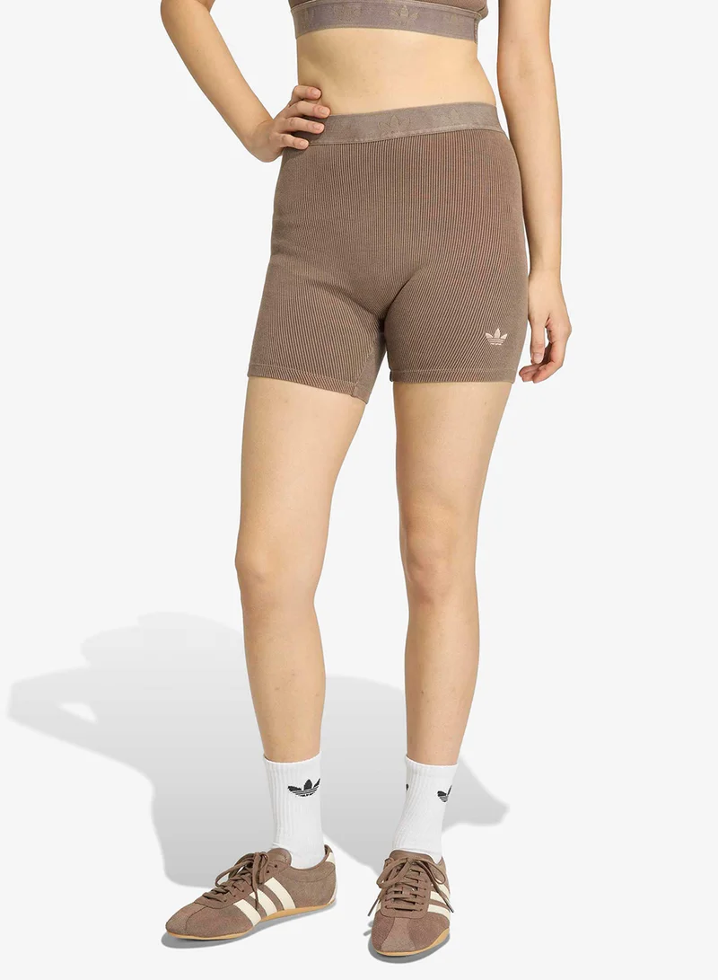 Essentials Rib Tights 1/4 Washed