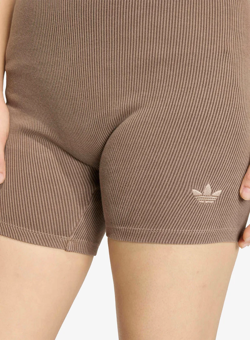 adidas Originals  Essentials Rib Tights 1/4 Washed for Women | Best Price UAE