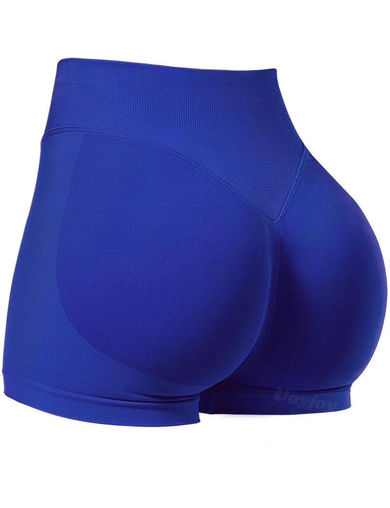 VOYJOY Women Workout Impact Shorts 2.5"/ 3.6"/ 4.5"/ 6" Scrunch Butt Lifting Gym Seamless Booty Biker Shorts - Image 1