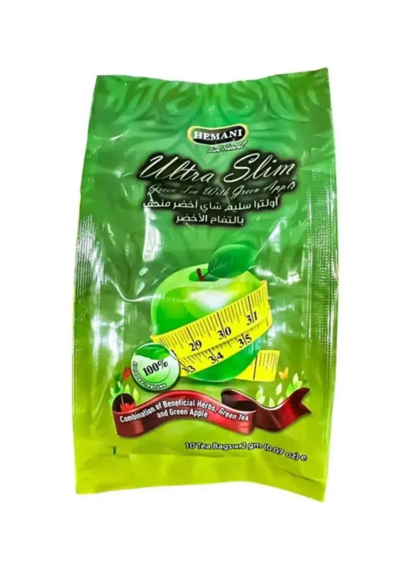 Ultra Slim Green Tea with Green Apple 10 Bags - pzsku/Z75DE6AA5512DC8657ED9Z/45/_/1727376157/1a2e5c66-9873-471c-9899-ceb2803cec6d