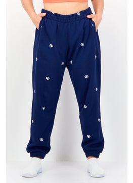 adidas Originals Women Sportswear Fit Running Sweatpants, Blue  - Image 1
