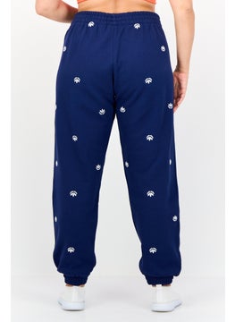 adidas Originals Women Sportswear Fit Running Sweatpants, Blue  - Image 3