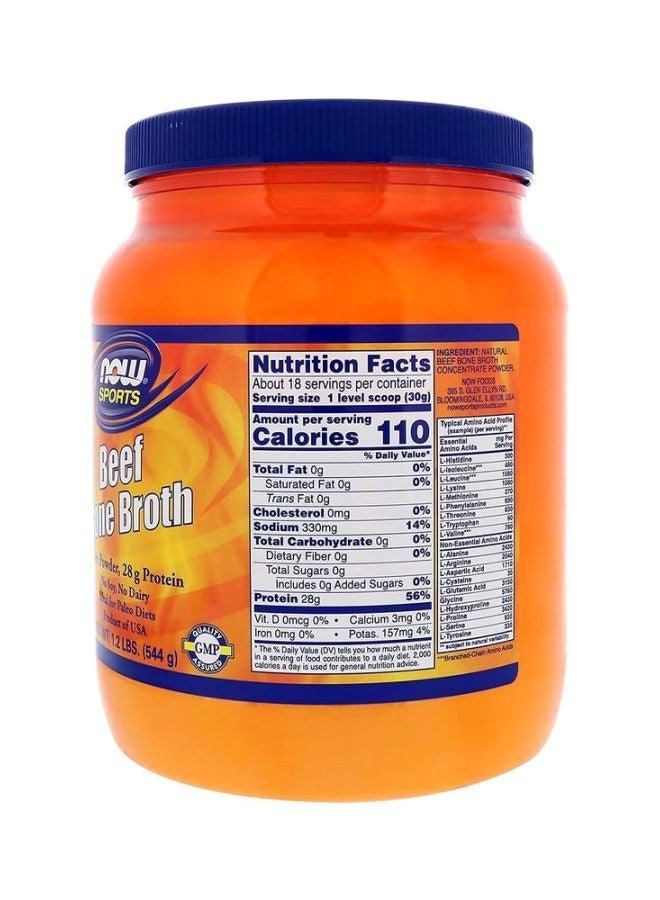 Now Foods Beef Bone Broth Protein Powder - Image 2