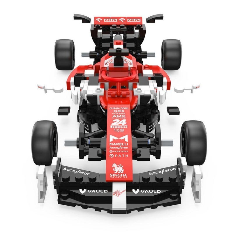 راستار طقم بناء سيارة روميو F1 C42 1: 24 340 قطعة - أحمر - 92300 - Image 1