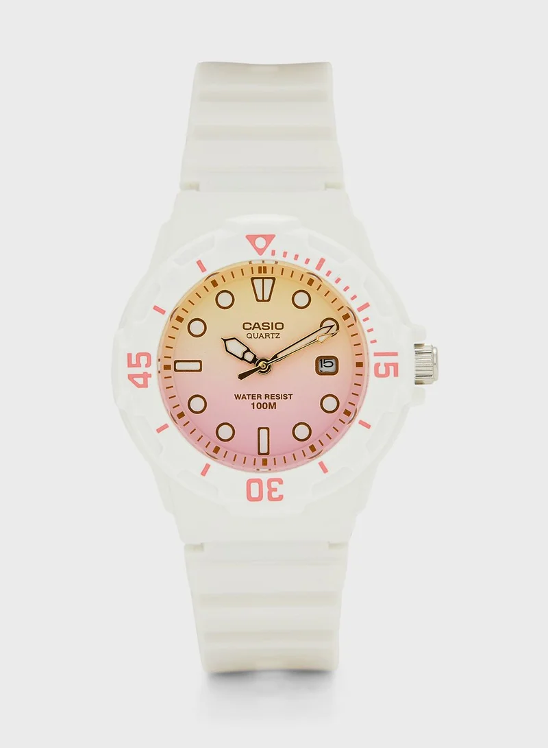CASIO Pu Strap Analog Watch