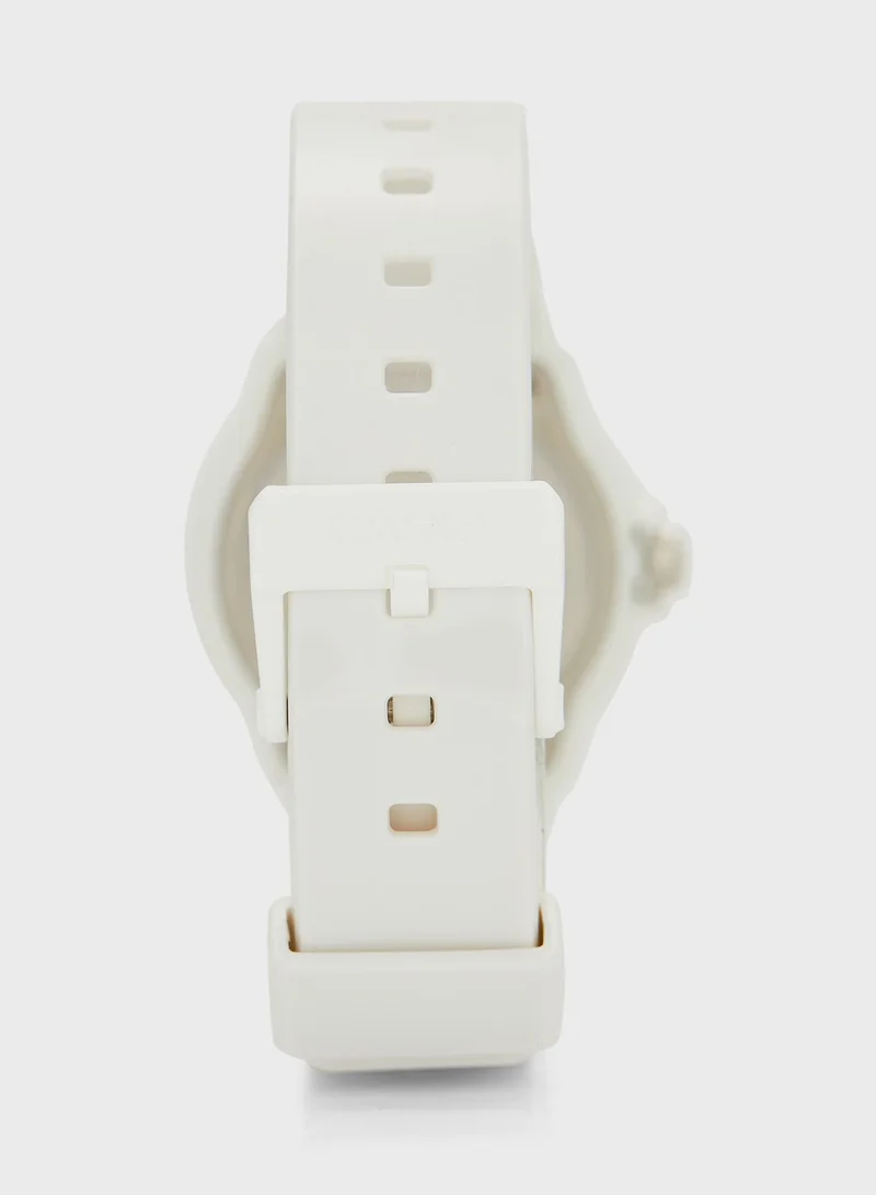 CASIO Pu Strap Analog Watch