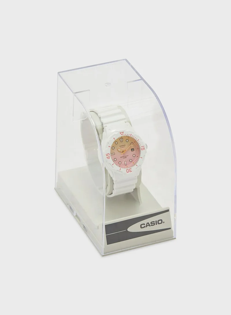 CASIO Pu Strap Analog Watch