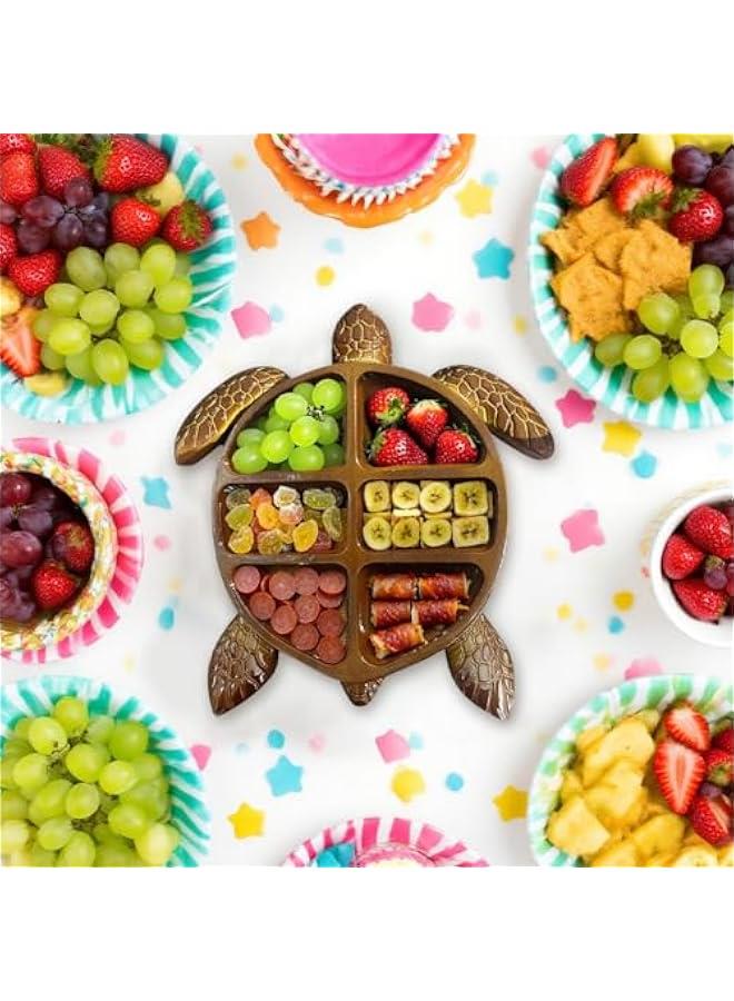 Turtle Charcuterie Platter, Ocean Themed Cheese Bread Board, Novelty Unique Serving Tray Board for Cheese Meats Fruit, Kraken Design Wood Serving Tray, Unique Gift for Seafood Lovers - Image 4