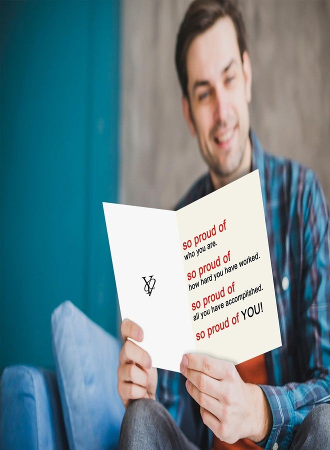 FANCYLUCKY So Proud Of You Card, Proud Of You Gift for Him Her, Encouragement Card for Friend Family - Image 5