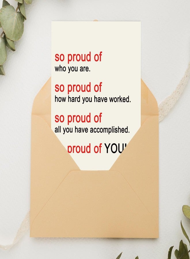 FANCYLUCKY So Proud Of You Card, Proud Of You Gift for Him Her, Encouragement Card for Friend Family - Image 4
