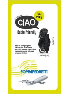FOPPAPEDRETTI Ciao Stroller Black Colour  - Image 2