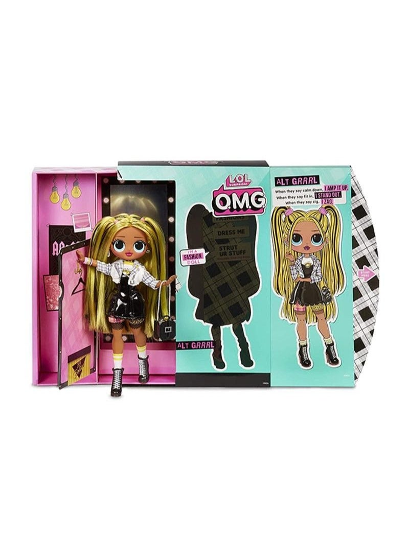 Generic - SURPRISE! O.M.G Alt Grrrl Fashion Doll With 20 Surprises For Kids-Multicolour, For Ages 3+ Years 12x10inch - Image 1