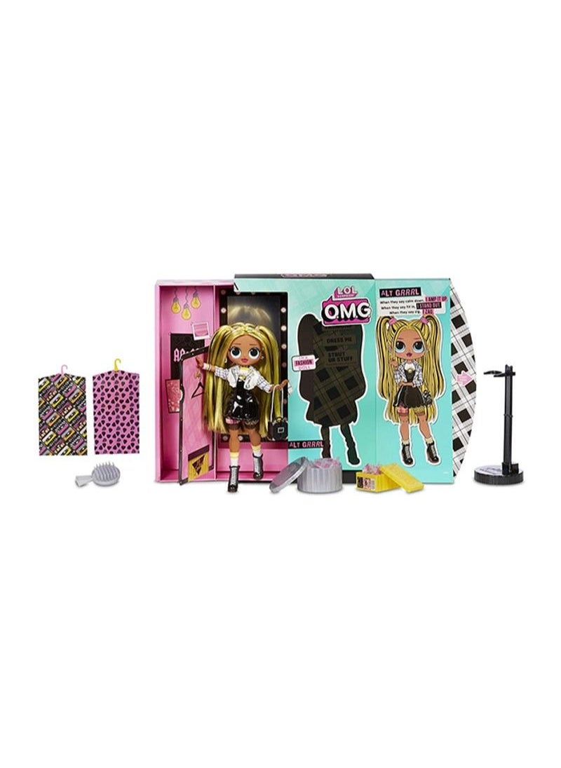 Generic - SURPRISE! O.M.G Alt Grrrl Fashion Doll With 20 Surprises For Kids-Multicolour, For Ages 3+ Years 12x10inch - Image 1