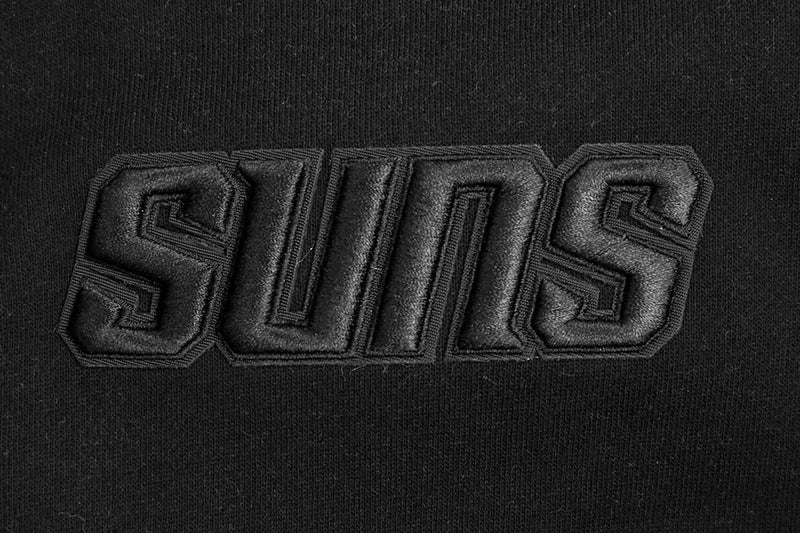 Pro Standard Mens NBA Phoenix Suns Neutral Fleece Pull Over Hoodie Black M - Image 5