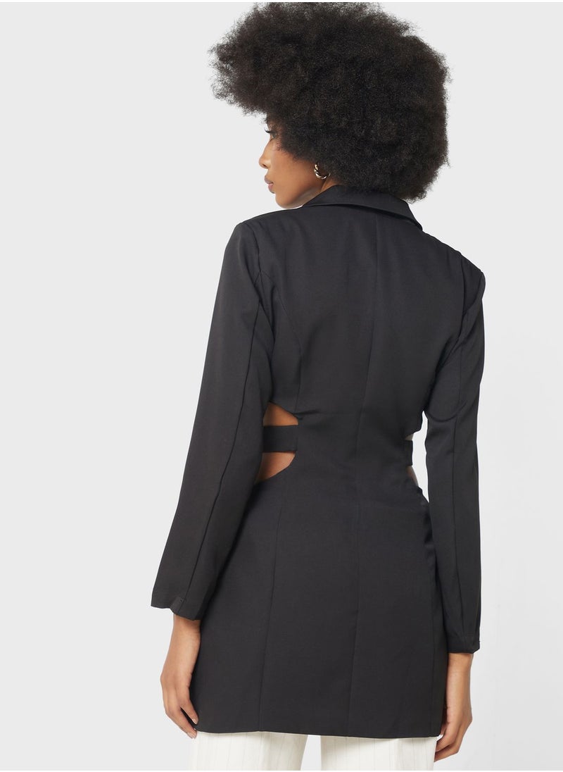 ELLA - Cutout Detail Blazer - Image 1