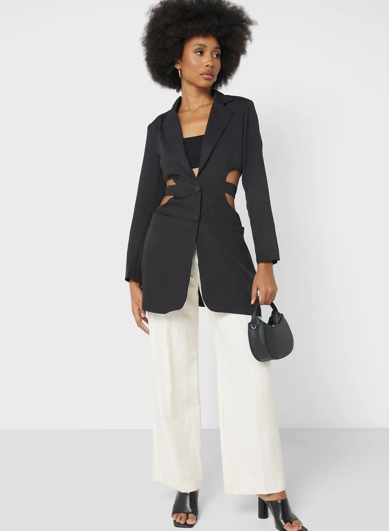 ELLA Cutout Detail Blazer