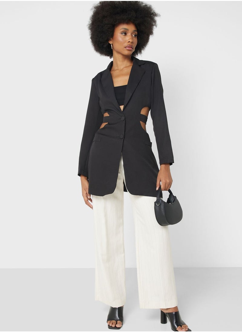 ELLA - Cutout Detail Blazer - Image 1