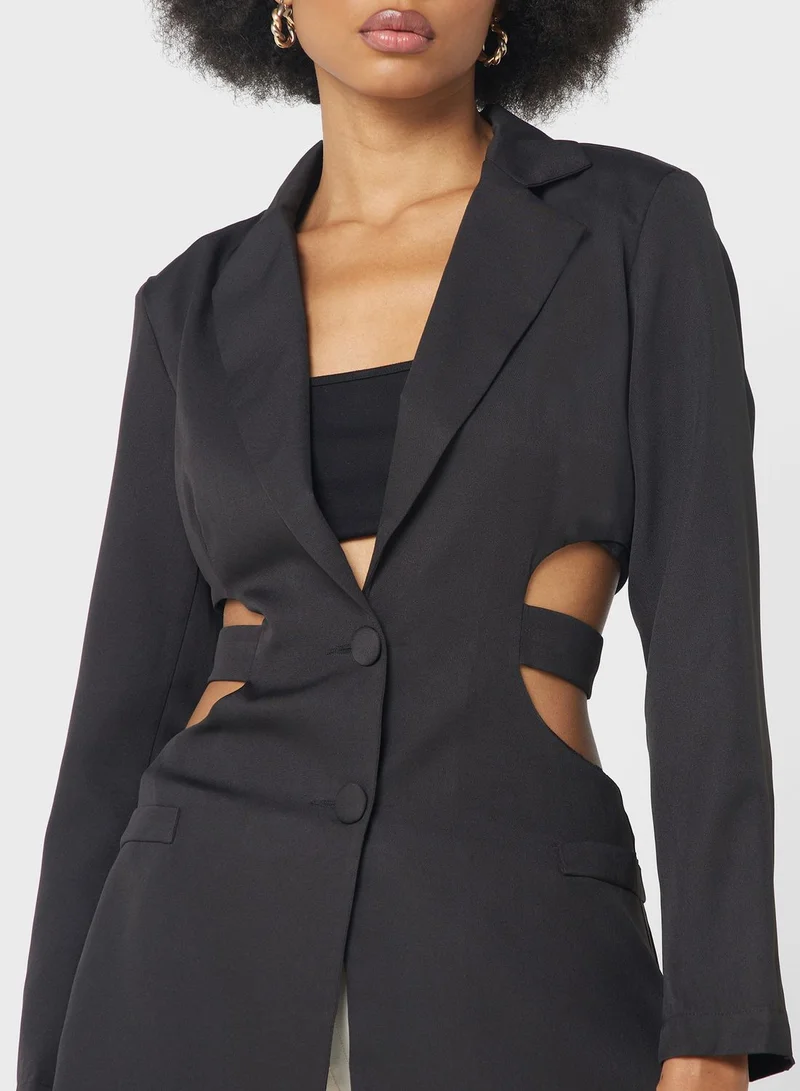 ELLA Cutout Detail Blazer