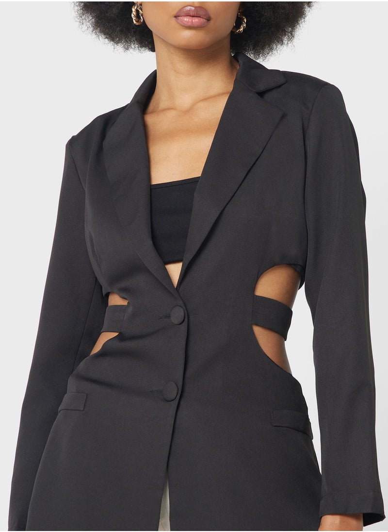ELLA - Cutout Detail Blazer - Image 1