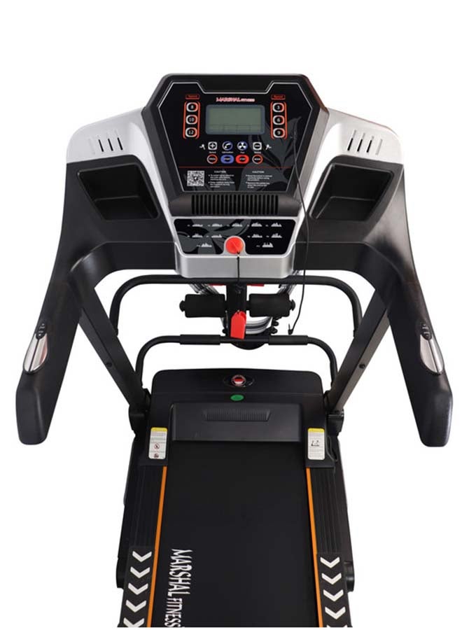 مارشال فيتنس PKT-175-4 منخفضة الضوضاء 3.5 HP DC موتور شاشة عرض LCD يدوية قابلة للطي قابلة للطي مع مدلك Bluetooth MP3 ممتص الصدمات ومكبر صوت للاستخدام المنزلي - Image 2