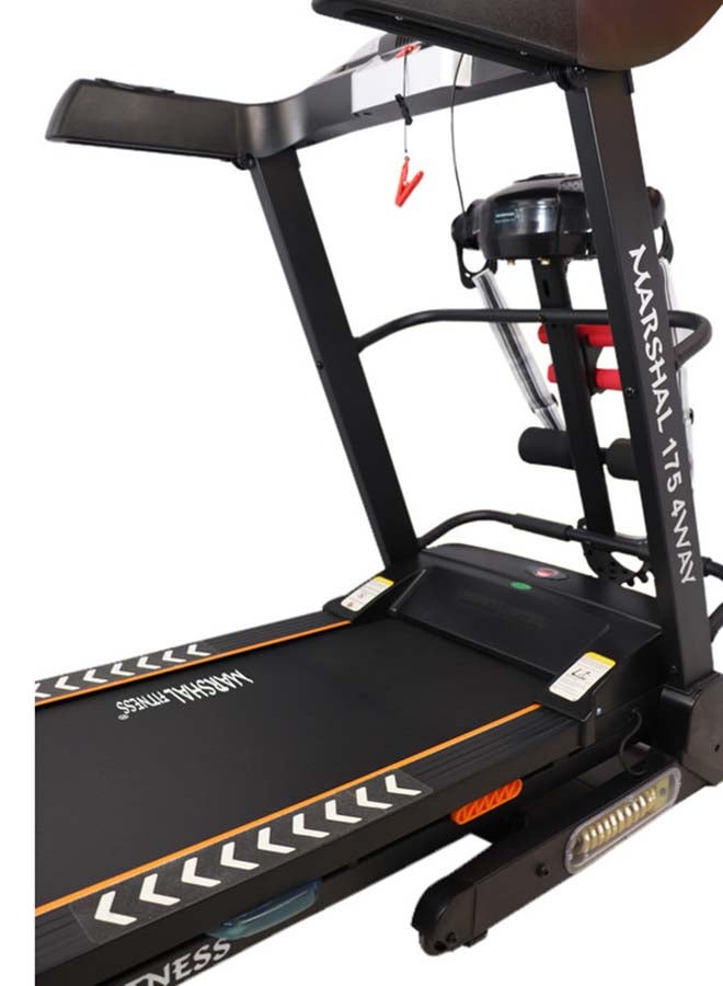 مارشال فيتنس PKT-175-4 منخفضة الضوضاء 3.5 HP DC موتور شاشة عرض LCD يدوية قابلة للطي قابلة للطي مع مدلك Bluetooth MP3 ممتص الصدمات ومكبر صوت للاستخدام المنزلي - Image 4