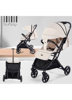 burbay Foldable Easy Travel Modern Baby Stroller X5 Suitable For Newborns  - Image 1