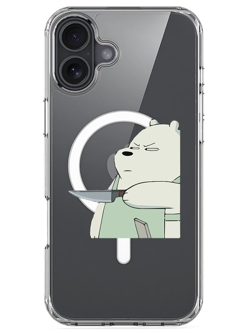 Theodor Magnetic Case for Apple iPhone 17 Compatible with MagSafe Wireless Charging, Shockproof Phone Bumper Cover - Dont touch my Bag - Image 1